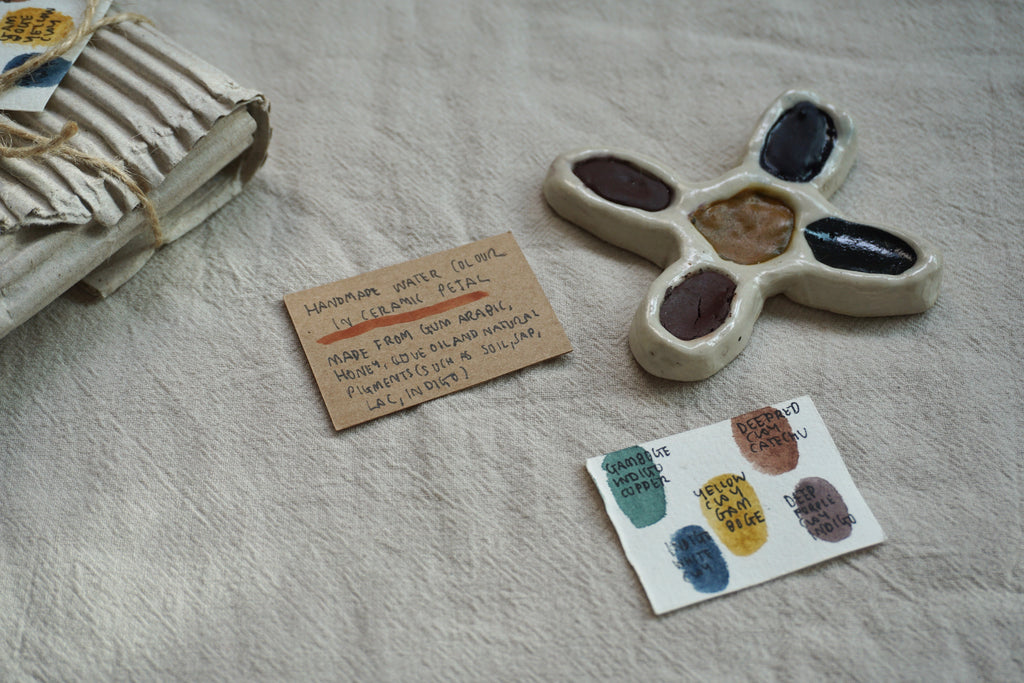 Handmade paint palette ceramics Singapore