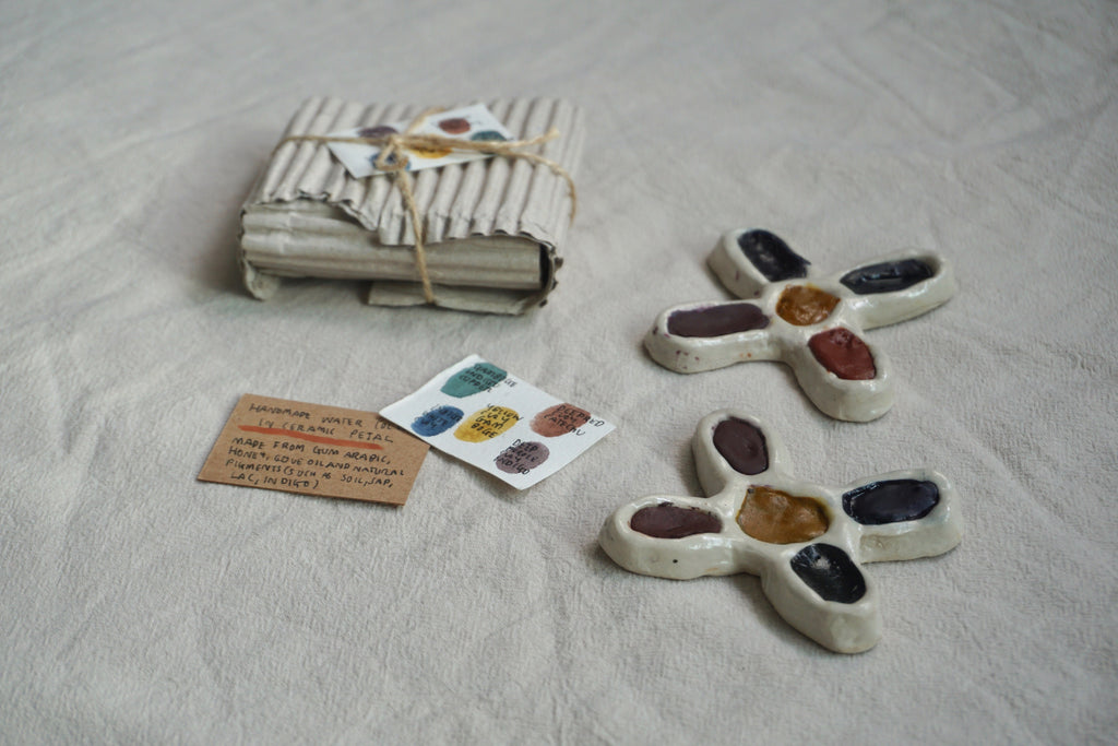 Handmade paint palette ceramics Singapore