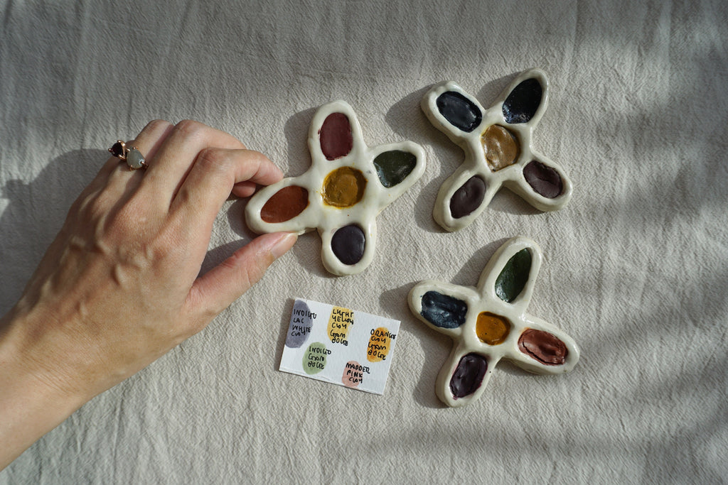 Handmade paint palette Singapore | Handmade tableware Eat & Sip