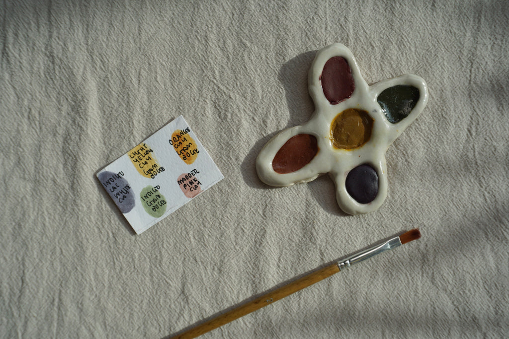 Handmade paint palette Singapore | Handmade tableware Eat & Sip