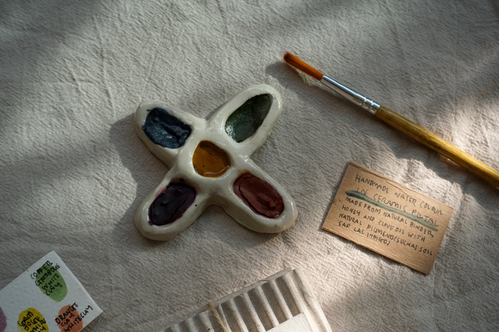 Handmade paint palette Singapore | Handmade tableware Eat & Sip