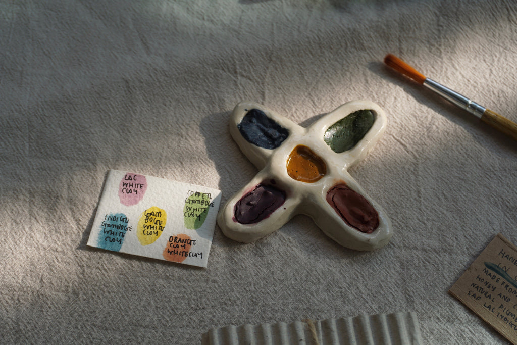 Handmade paint palette Singapore | Handmade tableware Eat & Sip