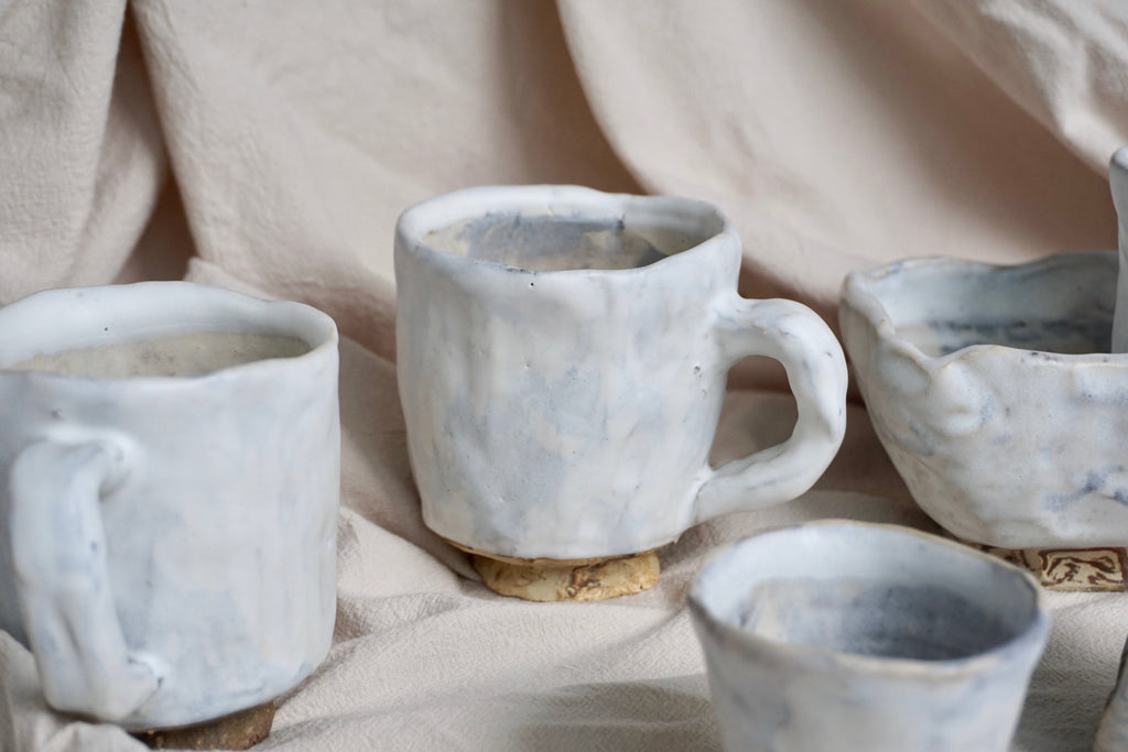 Handpinched quarry cup handmade tableware Singapore - Eat & Sip