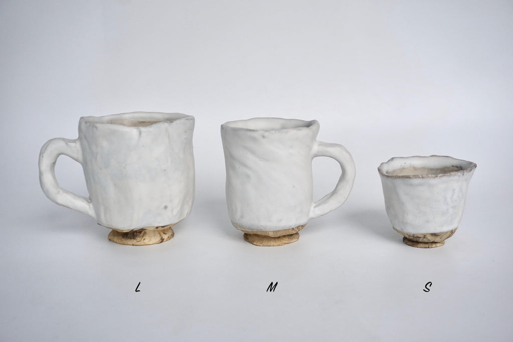 Handpinched quarry cup handmade tableware Singapore - Eat & Sip