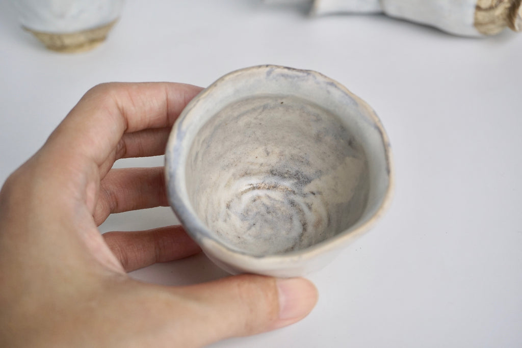 Handpinched quarry cup handmade tableware Singapore - Eat & Sip