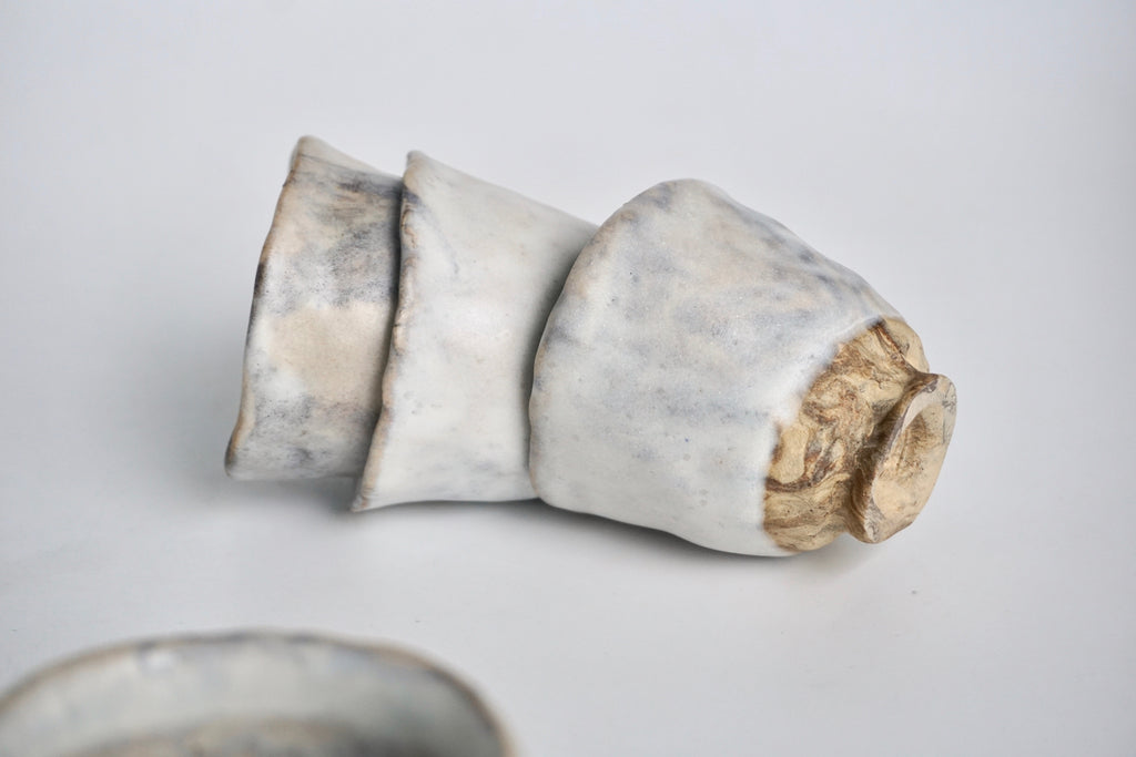 Handpinched quarry cup handmade tableware Singapore - Eat & Sip