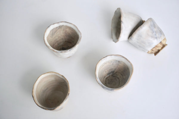 Handpinched quarry cup handmade tableware Singapore - Eat & Sip