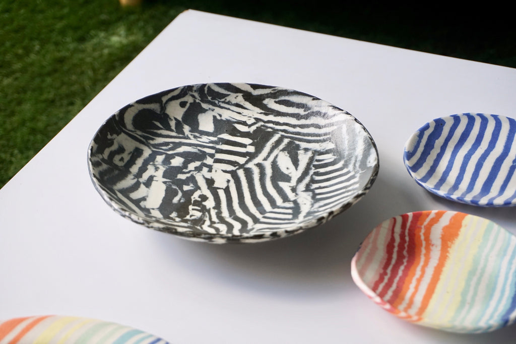 Handmade nerikomi pottery in Singapore | Eat & Sip tableware