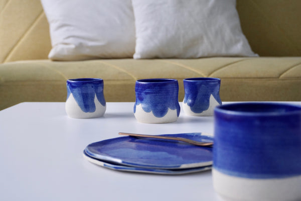 Hourglass handmade tumbler Singapore | Pottery by Chen Liyuan - Eat & Sip