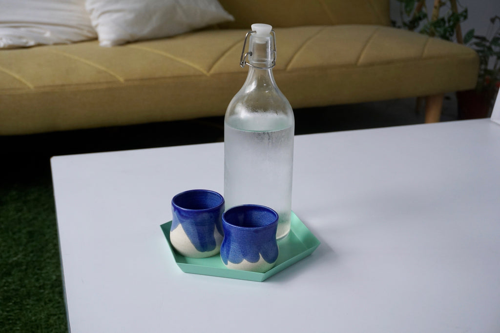 Hourglass handmade tumbler Singapore | Pottery by Chen Liyuan - Eat & Sip