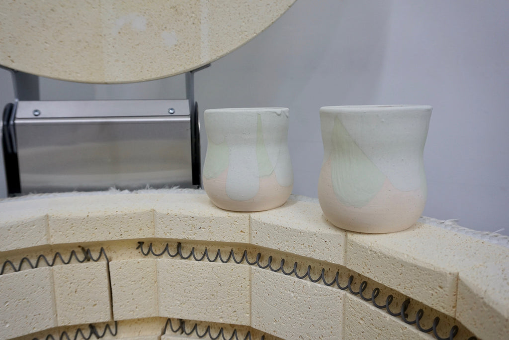 Hourglass handmade tumbler Singapore | Pottery by Chen Liyuan - Eat & Sip
