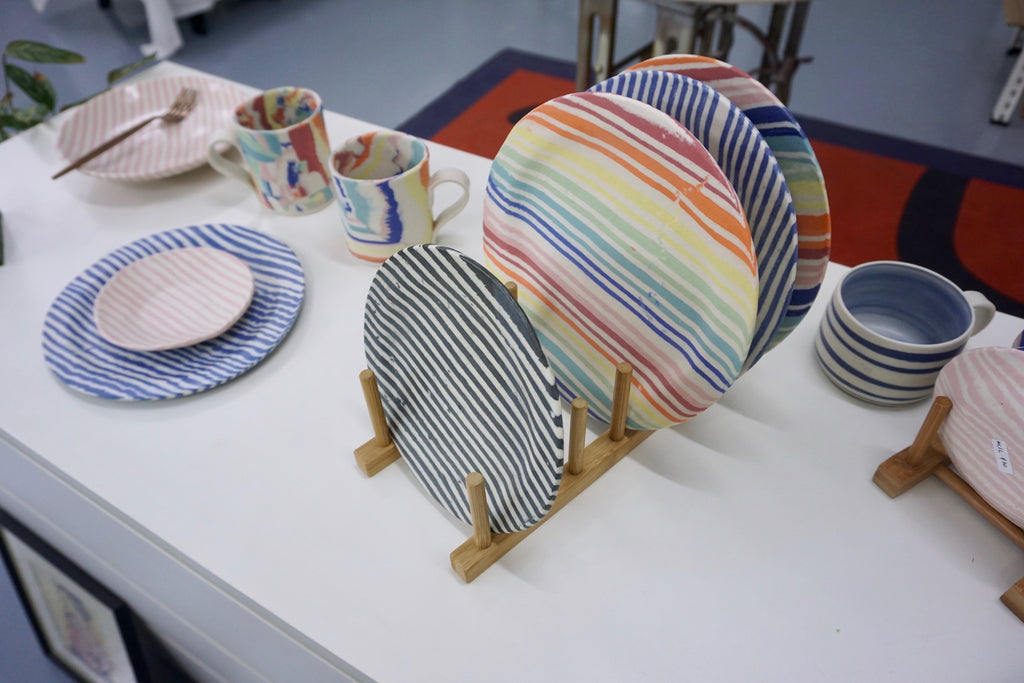 Handmade nerikomi pottery in Singapore | Eat & Sip tableware