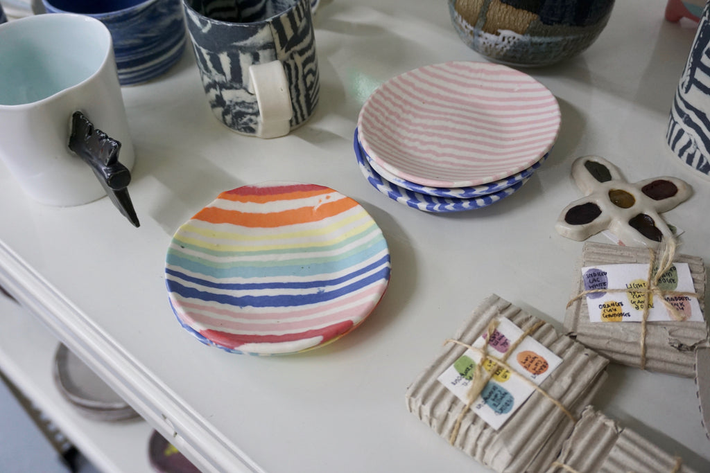Handmade nerikomi pottery in Singapore | Eat & Sip tableware