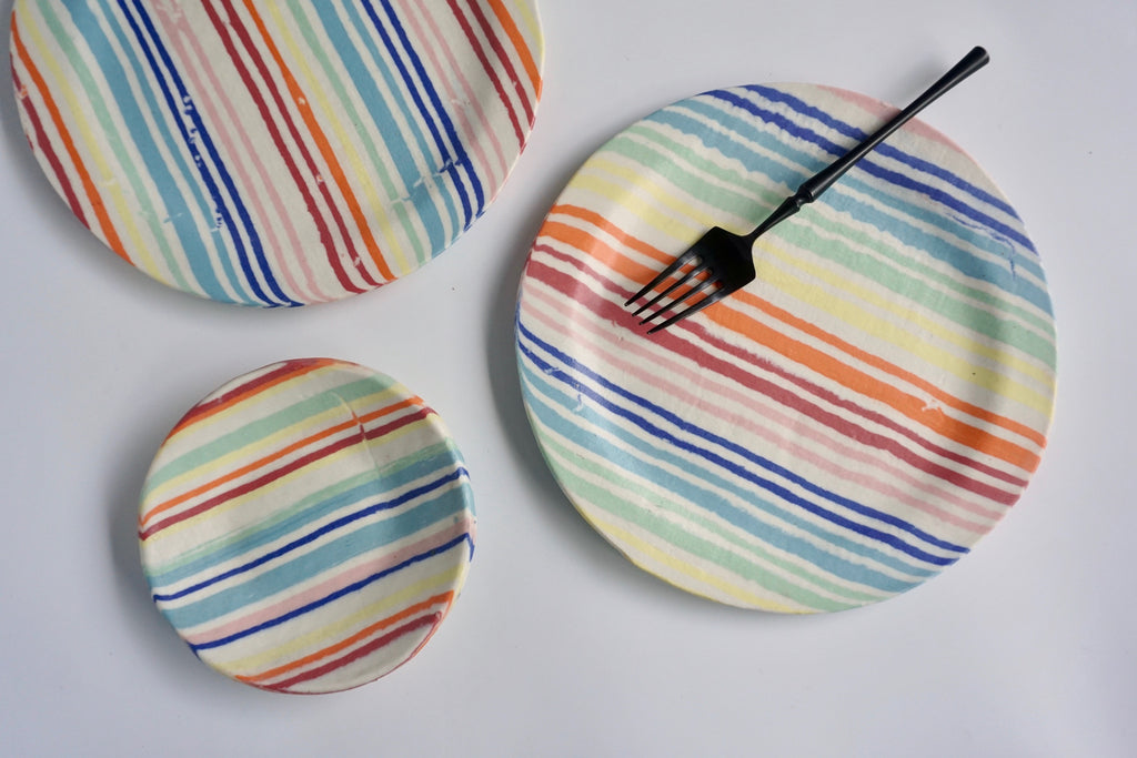 Handmade nerikomi pottery in Singapore | Eat & Sip tableware