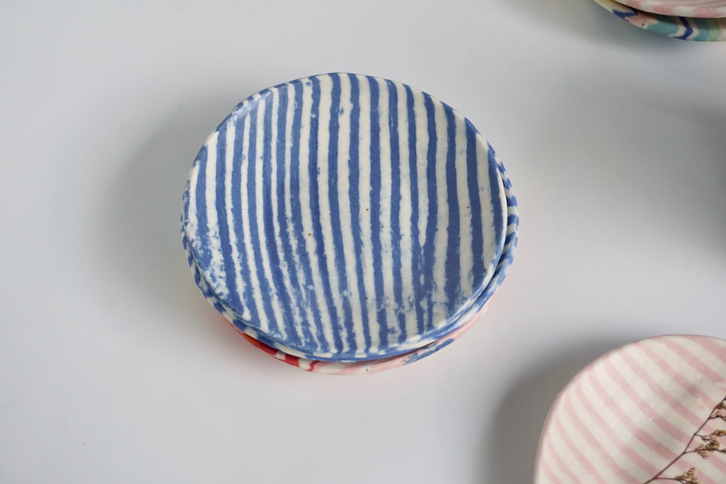 Handmade nerikomi pottery in Singapore | Eat & Sip tableware