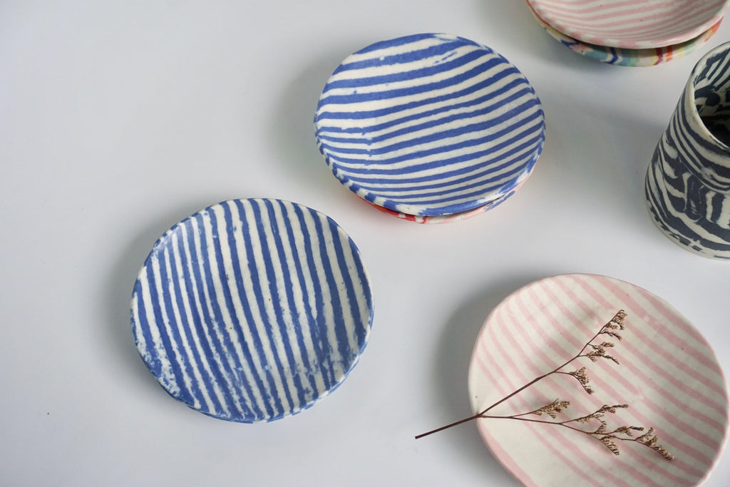 Handmade nerikomi pottery in Singapore | Eat & Sip tableware