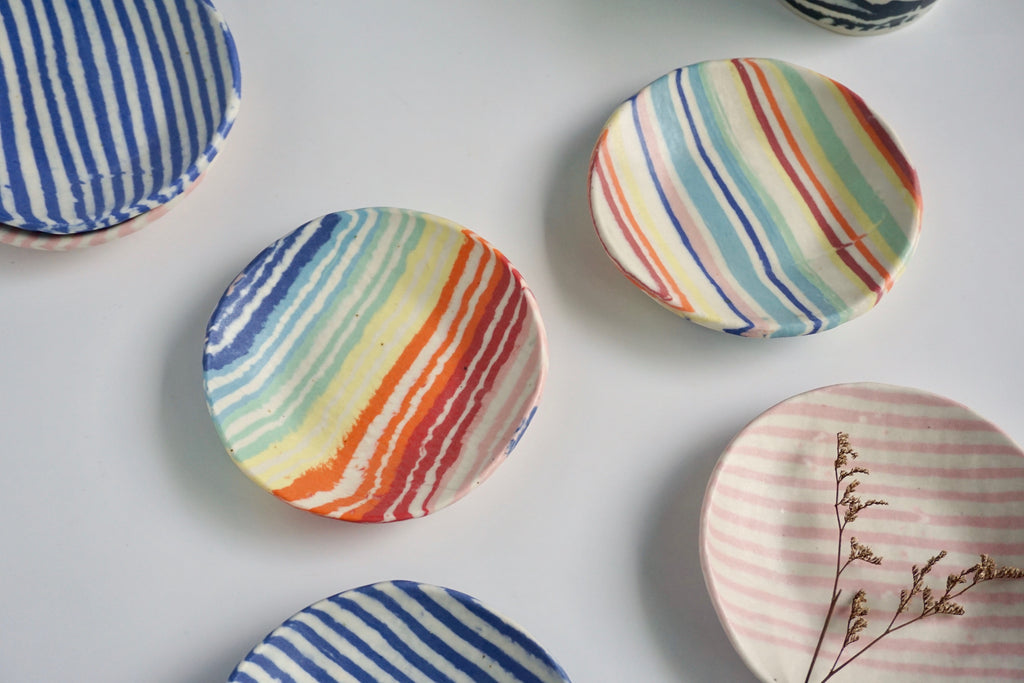 Handmade nerikomi pottery in Singapore | Eat & Sip tableware