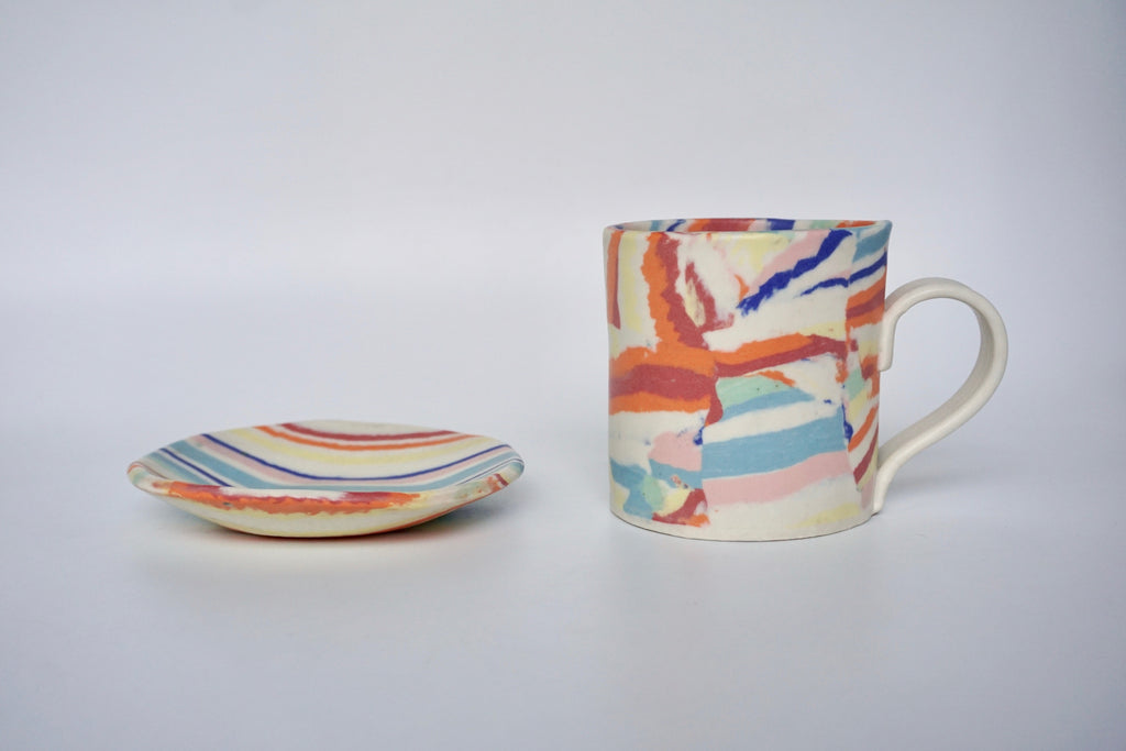 Handmade nerikomi pottery in Singapore | Eat & Sip tableware