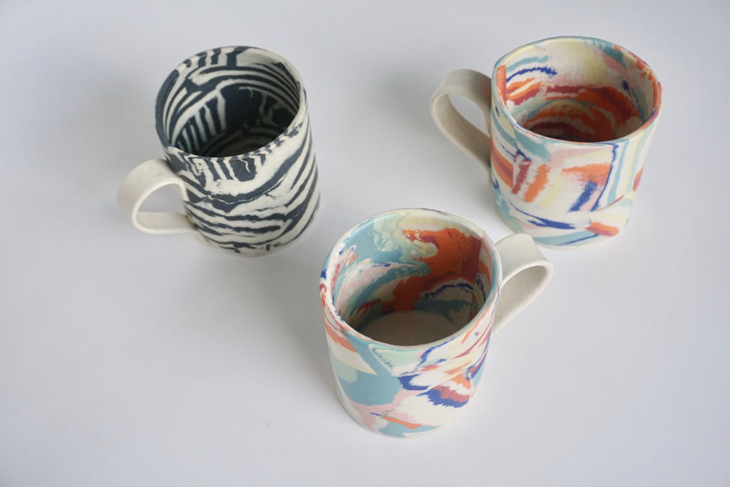 Handmade nerikomi pottery in Singapore | Eat & Sip tableware