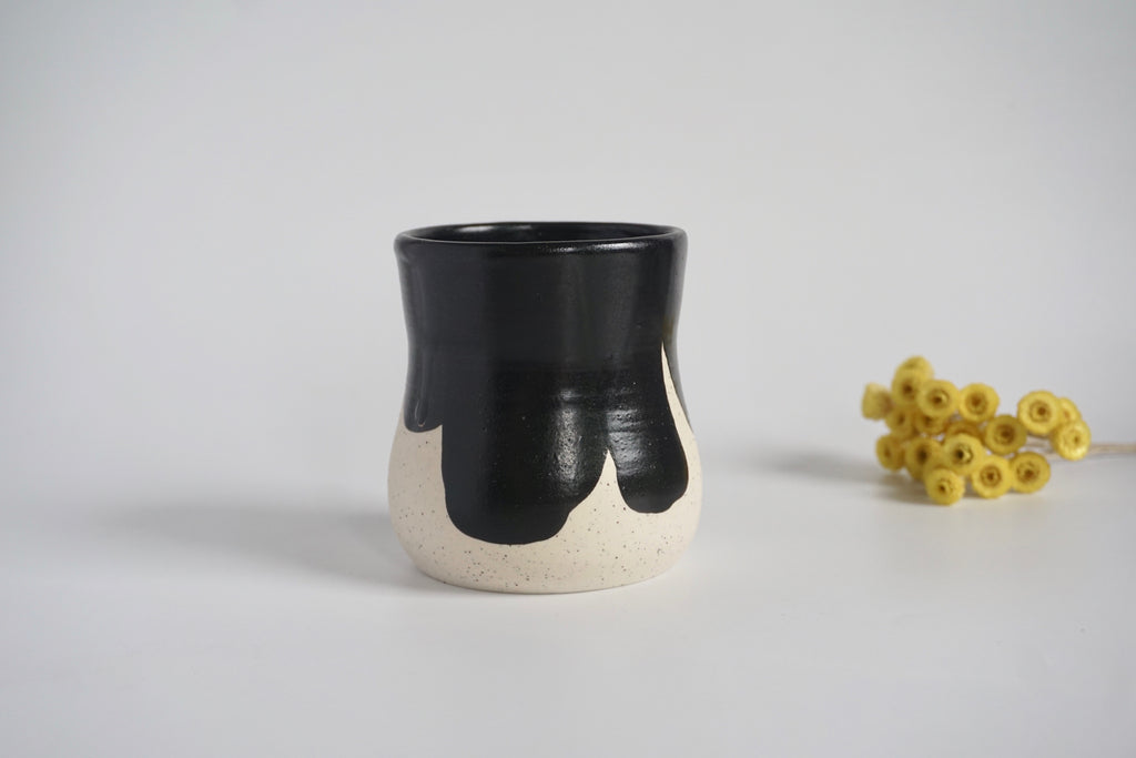 Hourglass handmade mug Singapore | Pottery by Chen Liyuan - Eat & Sip