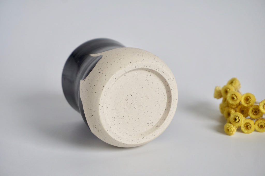 Hourglass handmade mug Singapore | Pottery by Chen Liyuan - Eat & Sip