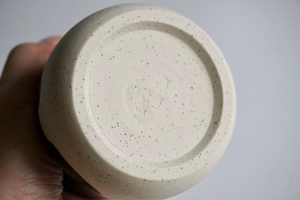 Hourglass handmade mug Singapore | Pottery by Chen Liyuan - Eat & Sip