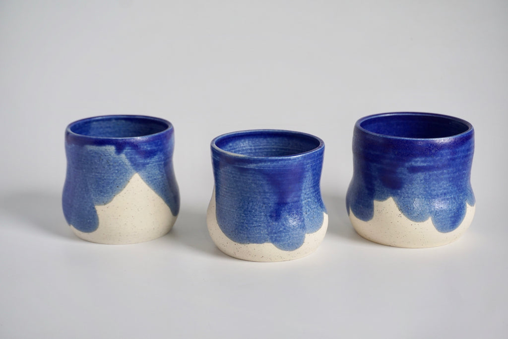Hourglass handmade tumbler Singapore | Pottery by Chen Liyuan - Eat & Sip