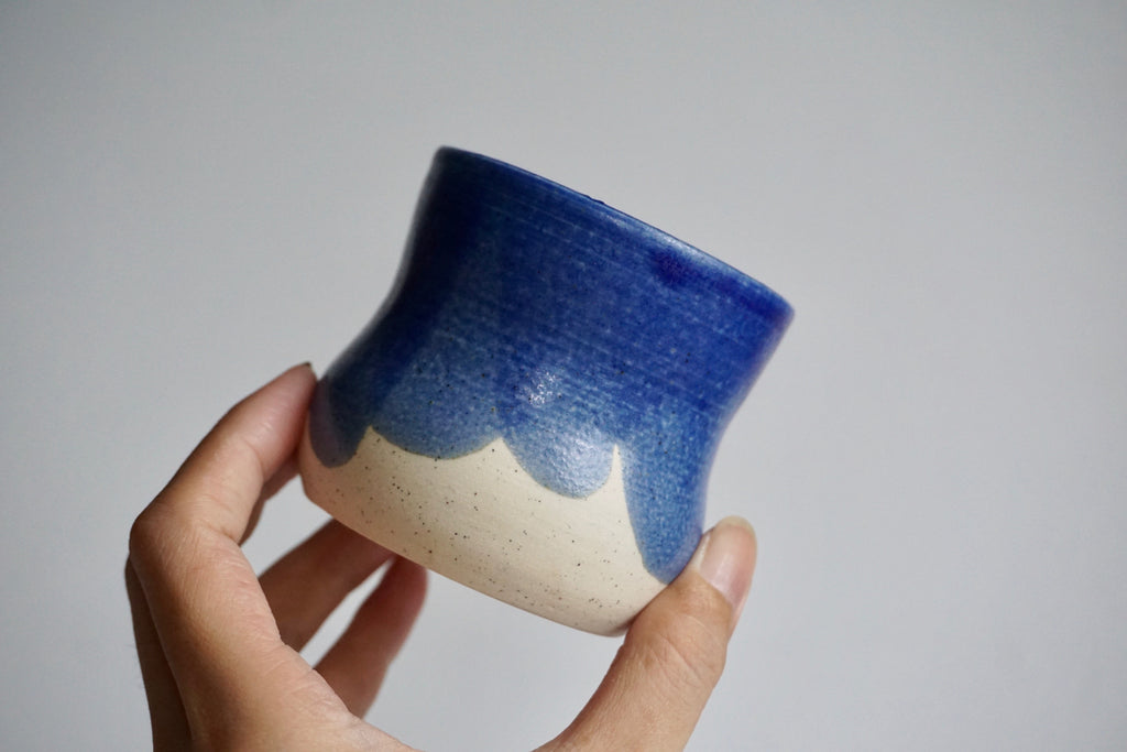 Hourglass handmade tumbler Singapore | Pottery by Chen Liyuan - Eat & Sip