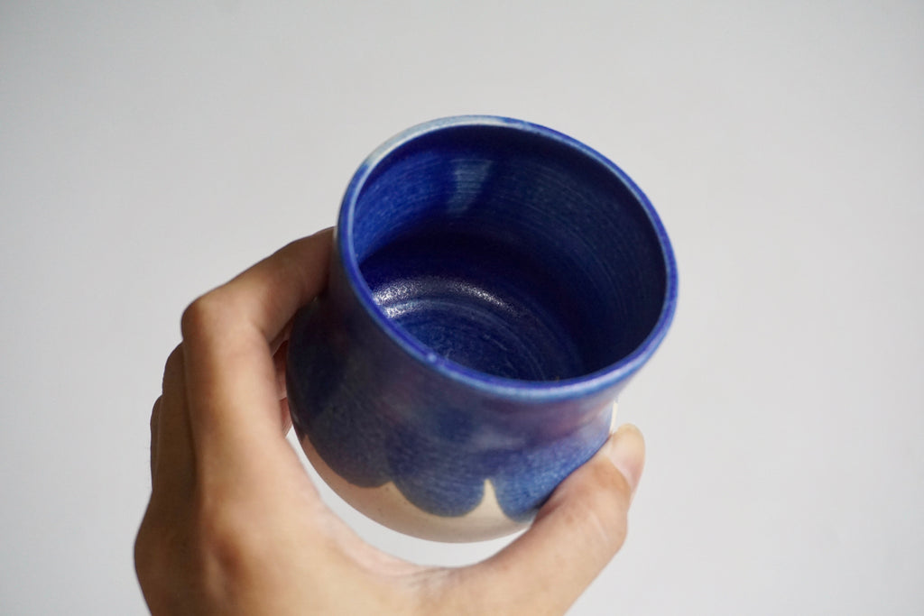 Hourglass handmade tumbler Singapore | Pottery by Chen Liyuan - Eat & Sip