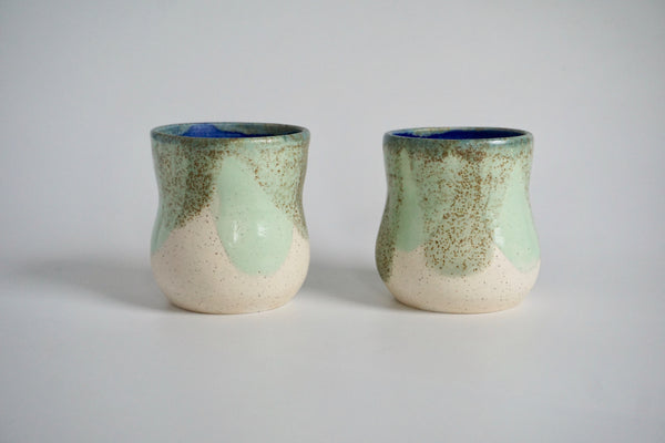 Hourglass handmade tumbler Singapore | Pottery by Chen Liyuan - Eat & Sip