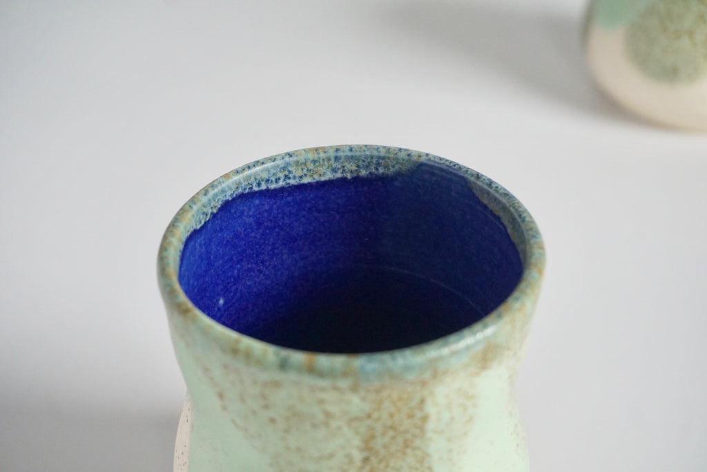 Hourglass handmade tumbler Singapore | Pottery by Chen Liyuan - Eat & Sip