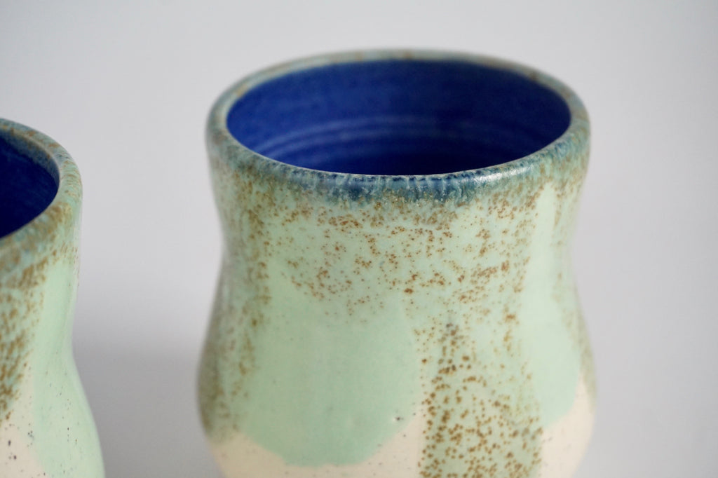 Hourglass handmade tumbler Singapore | Pottery by Chen Liyuan - Eat & Sip