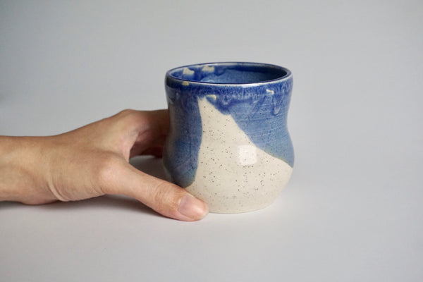 Hourglass handmade mug Singapore | Pottery by Chen Liyuan - Eat & Sip