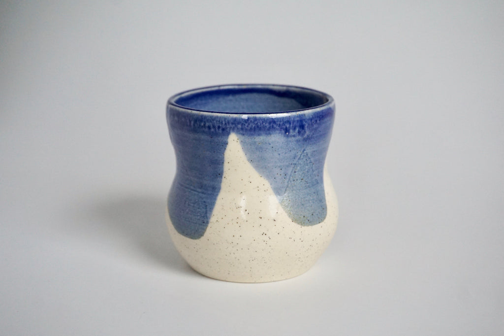 Hourglass handmade mug Singapore | Pottery by Chen Liyuan - Eat & Sip