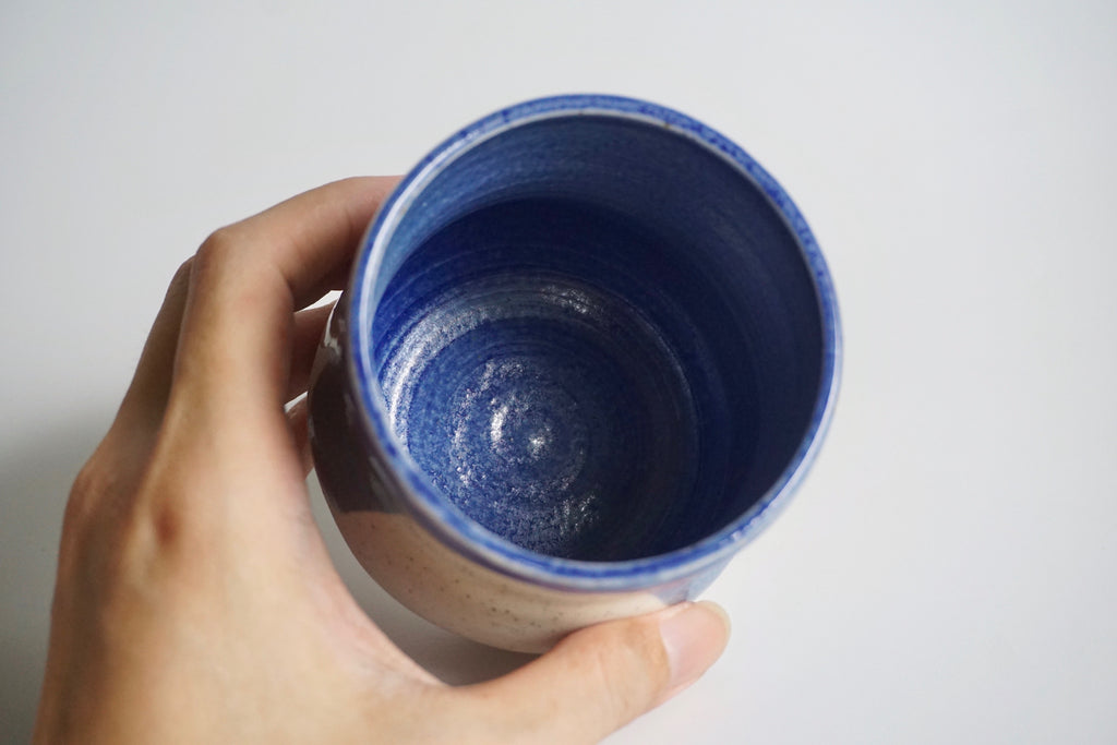 Hourglass handmade mug Singapore | Pottery by Chen Liyuan - Eat & Sip