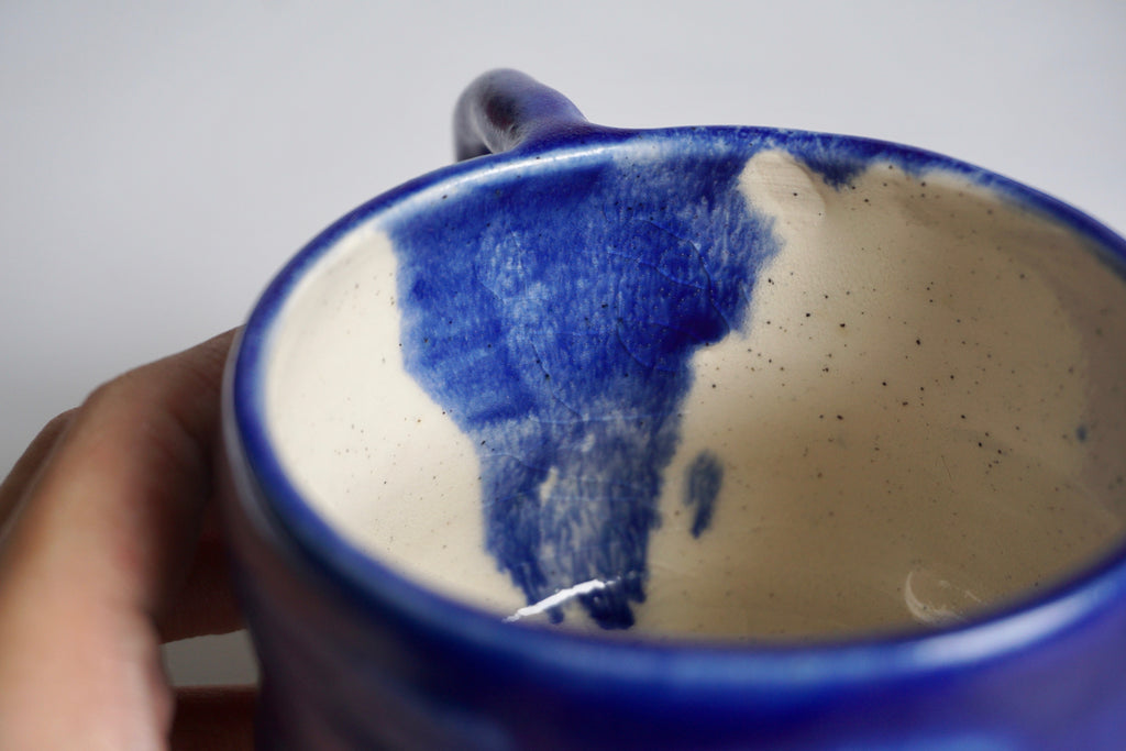 Hourglass handmade mug Singapore | Pottery by Chen Liyuan - Eat & Sip