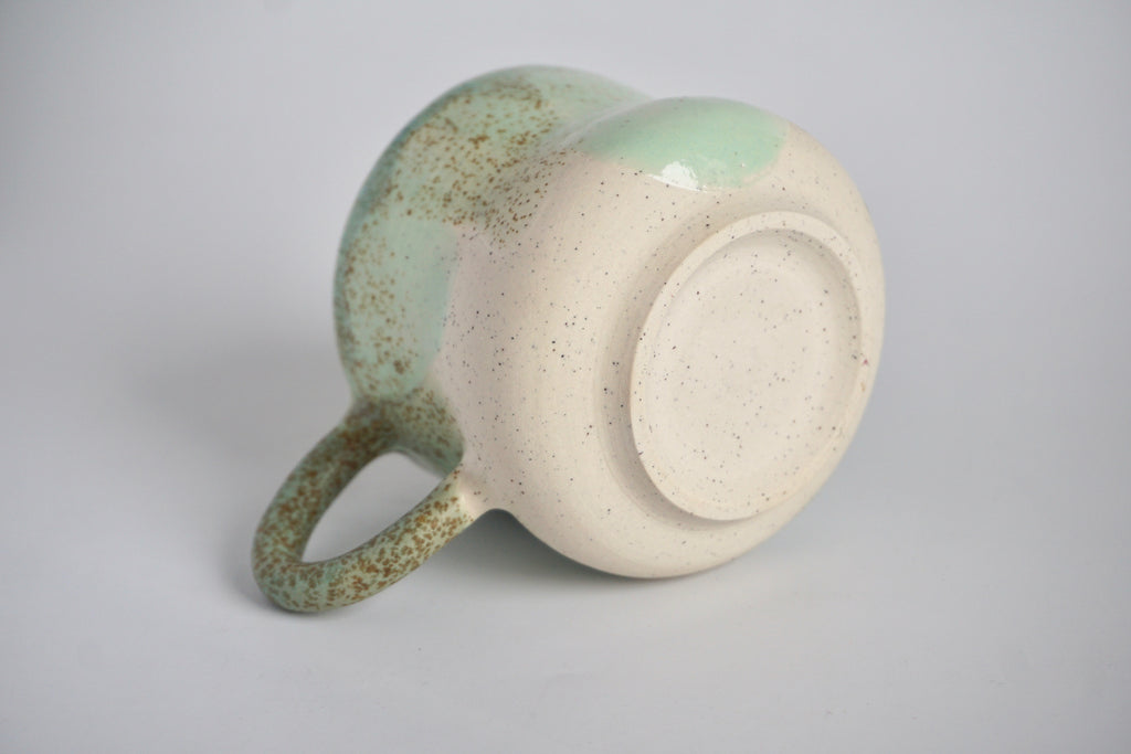 Hourglass handmade mug Singapore | Pottery by Chen Liyuan - Eat & Sip