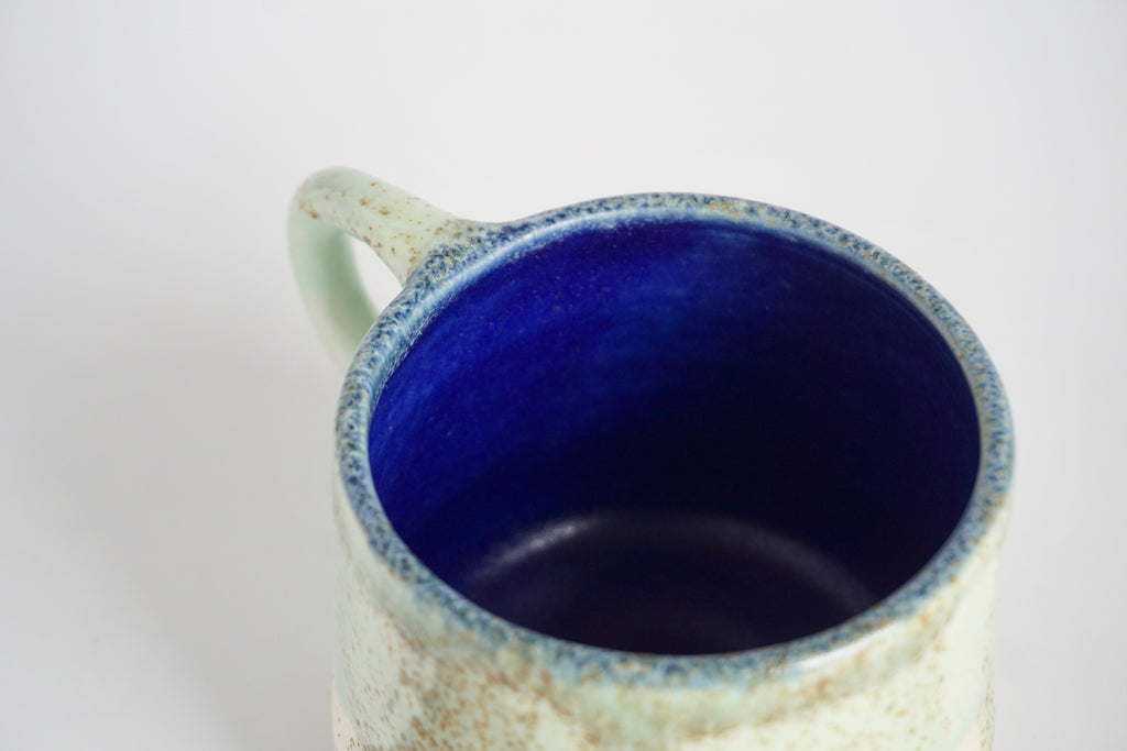 Hourglass handmade mug Singapore | Pottery by Chen Liyuan - Eat & Sip