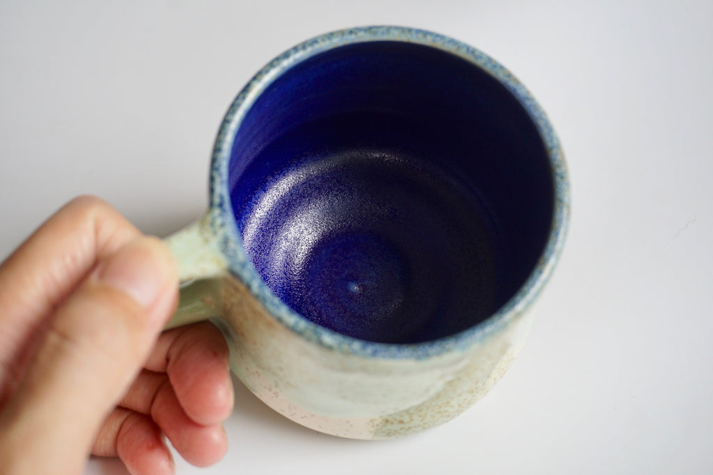 Hourglass handmade mug Singapore | Pottery by Chen Liyuan - Eat & Sip
