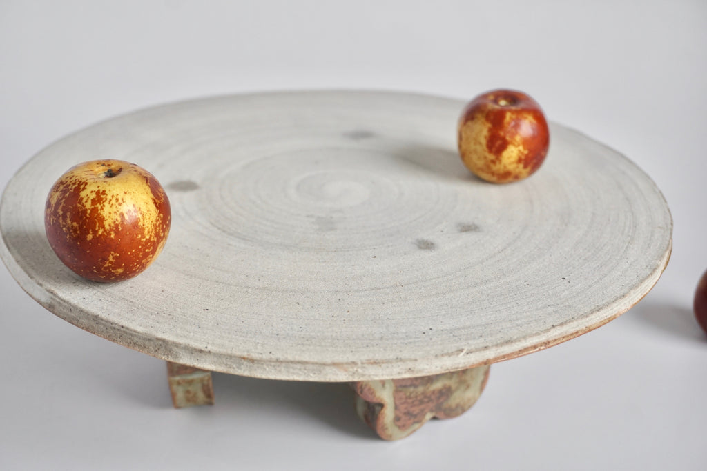 Handmade pottery Singapore tableware - Eat & Sip cake stand