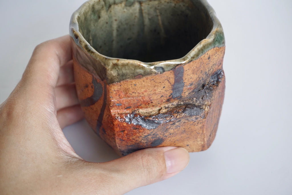 Handmade craggy tea bowls | Pottery Singapore