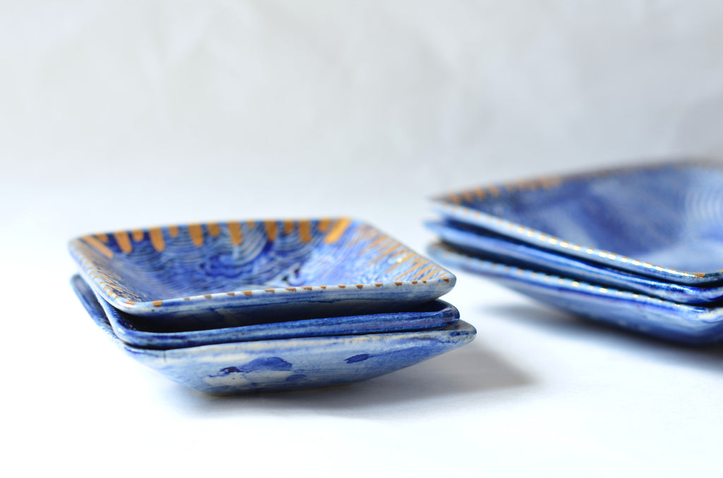 Handmade wave plates - The Tableware Curators sg