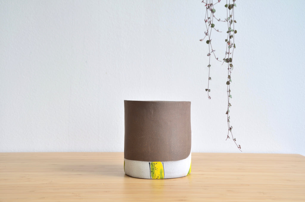Group Partner banana female planters in Singapore - Eat & Sip handmade tableware