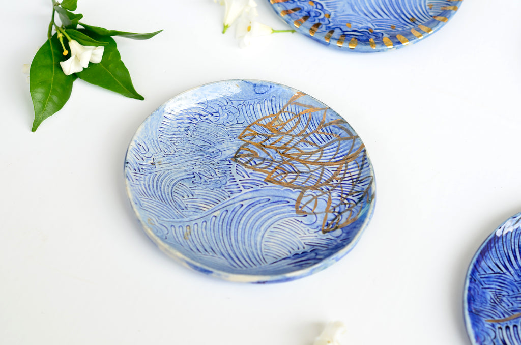 Handmade wave tableware Singapore | The Tableware Curators