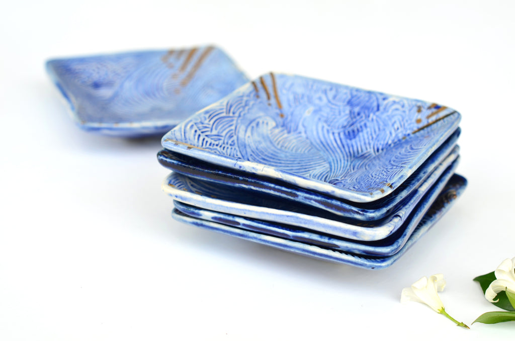 Handmade wave plates - The Tableware Curators sg