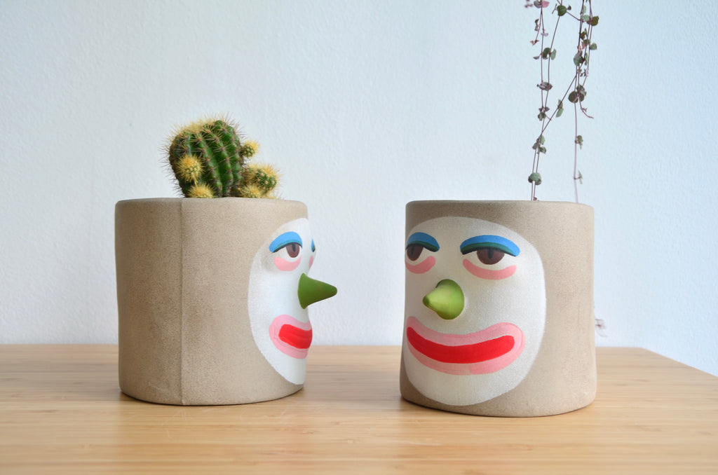 Group Partner Balarama planters in Singapore - handmade pot