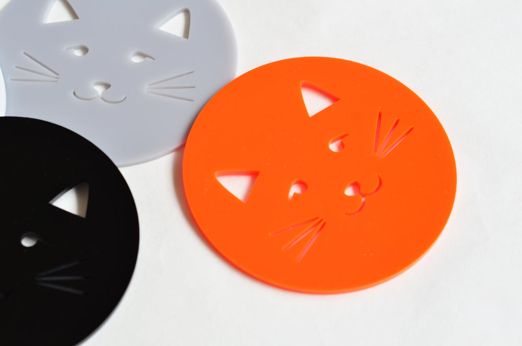 Unique handcut coasters - Eat & Sip Singapore