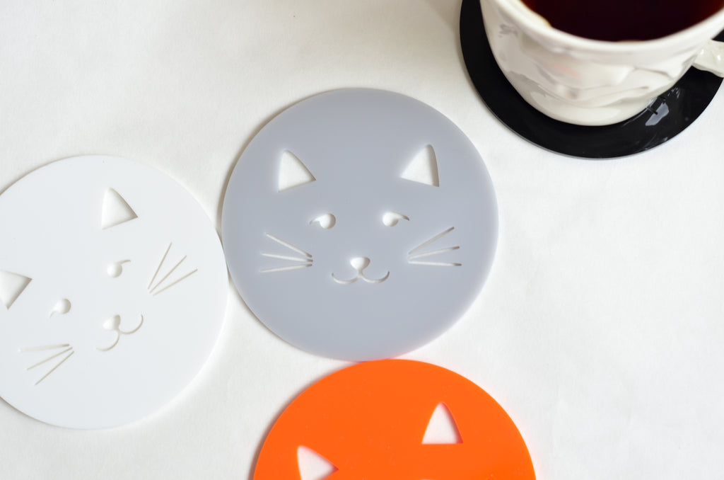 Unique handcut coasters - Eat & Sip Singapore