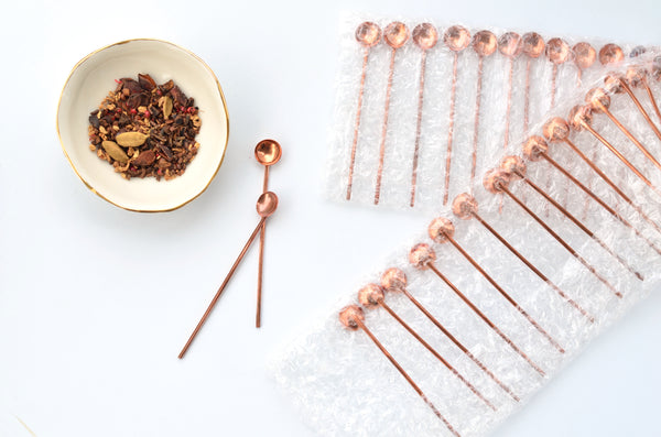 Unique copper spoon gift - Tableware Singapore