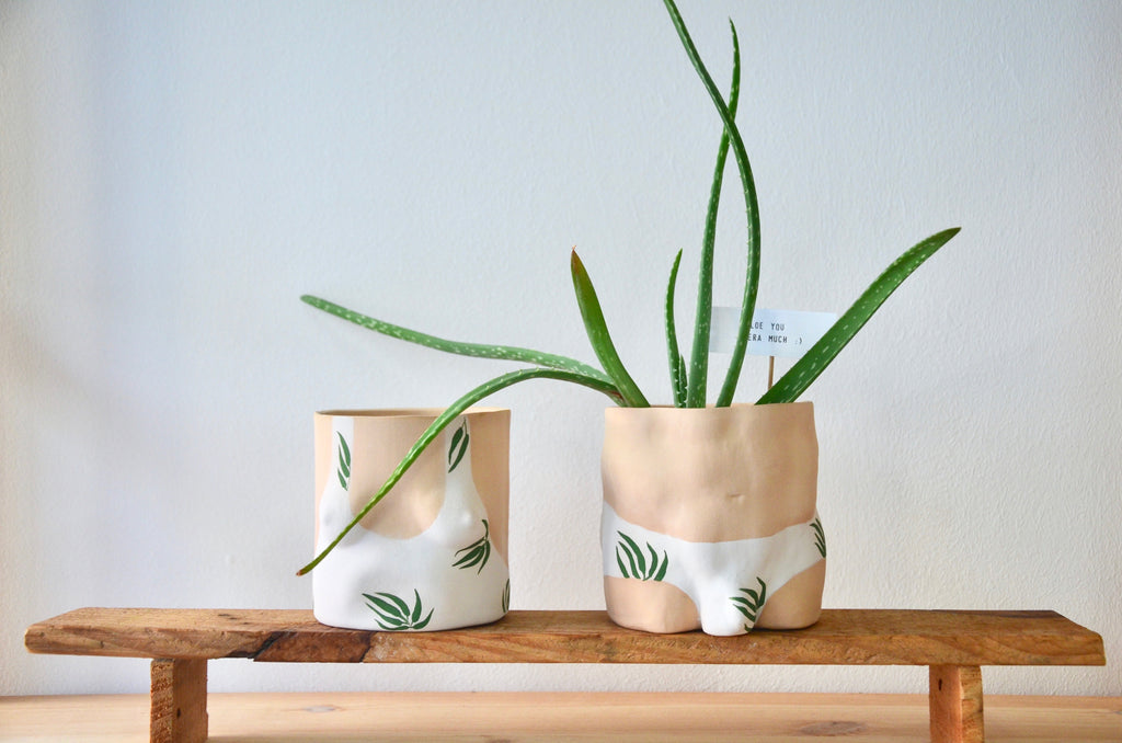 Group Partner leaves handmade planters in Singapore - Eat & Sip